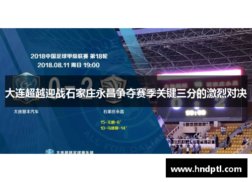 大连超越迎战石家庄永昌争夺赛季关键三分的激烈对决